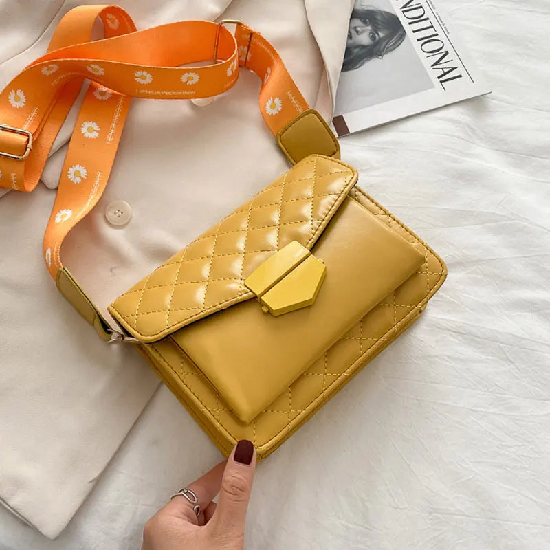 Small Square Bag Women's Rhombus Crossbody