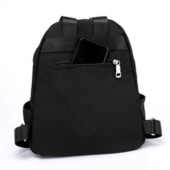 Waterproof Nylon Floral Embroidered Travel Backpack