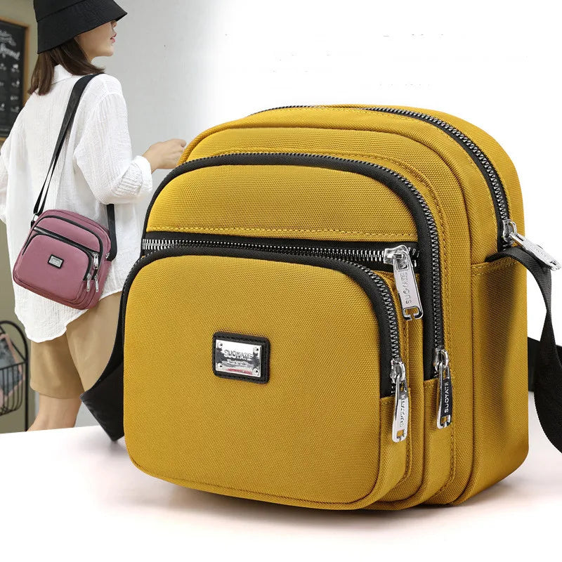 Nylon Mini Shoulder Bag Waterproof Crossbody for Women