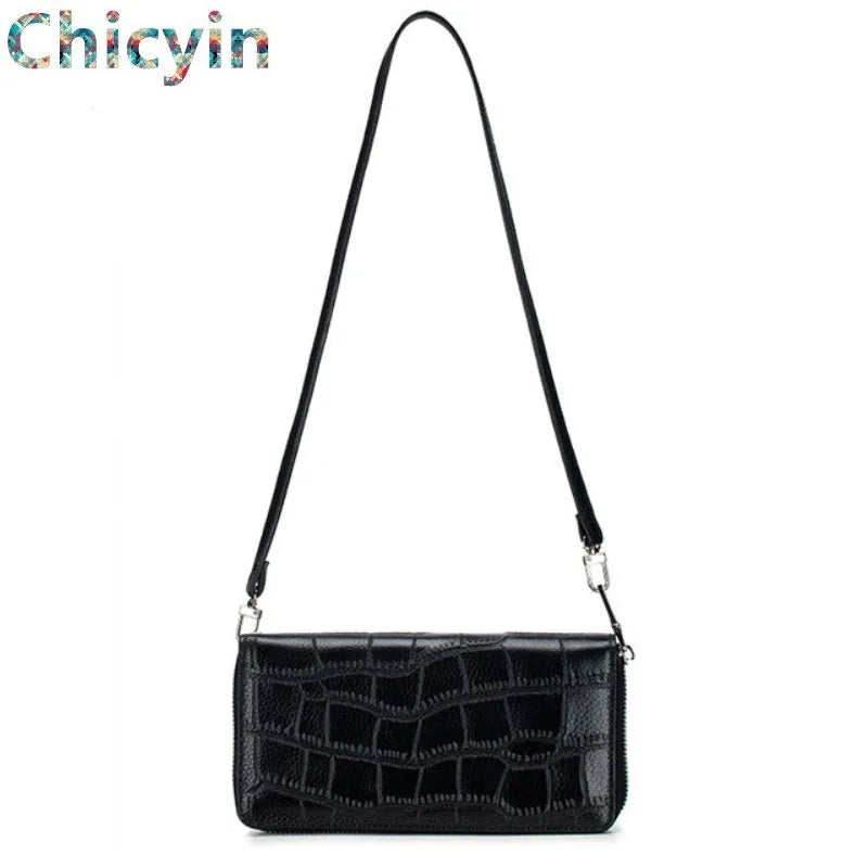 Stone Pattern Crossbody Bag for Women, Clutch Wallet Handbags