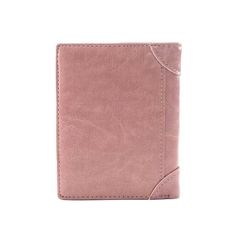 Woman Short Wallet Student Coin Wallet Two Fold Zipper Wallet
