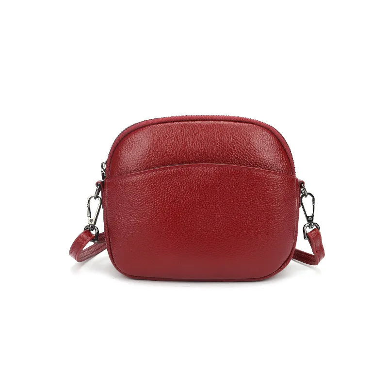 Small Leather Shoulder Bag for Women, Light and Youthful