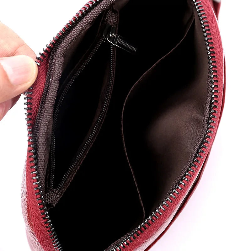 Small Leather Shoulder Bag for Women, Light and Youthful