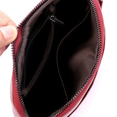 Small Leather Shoulder Bag for Women, Light and Youthful