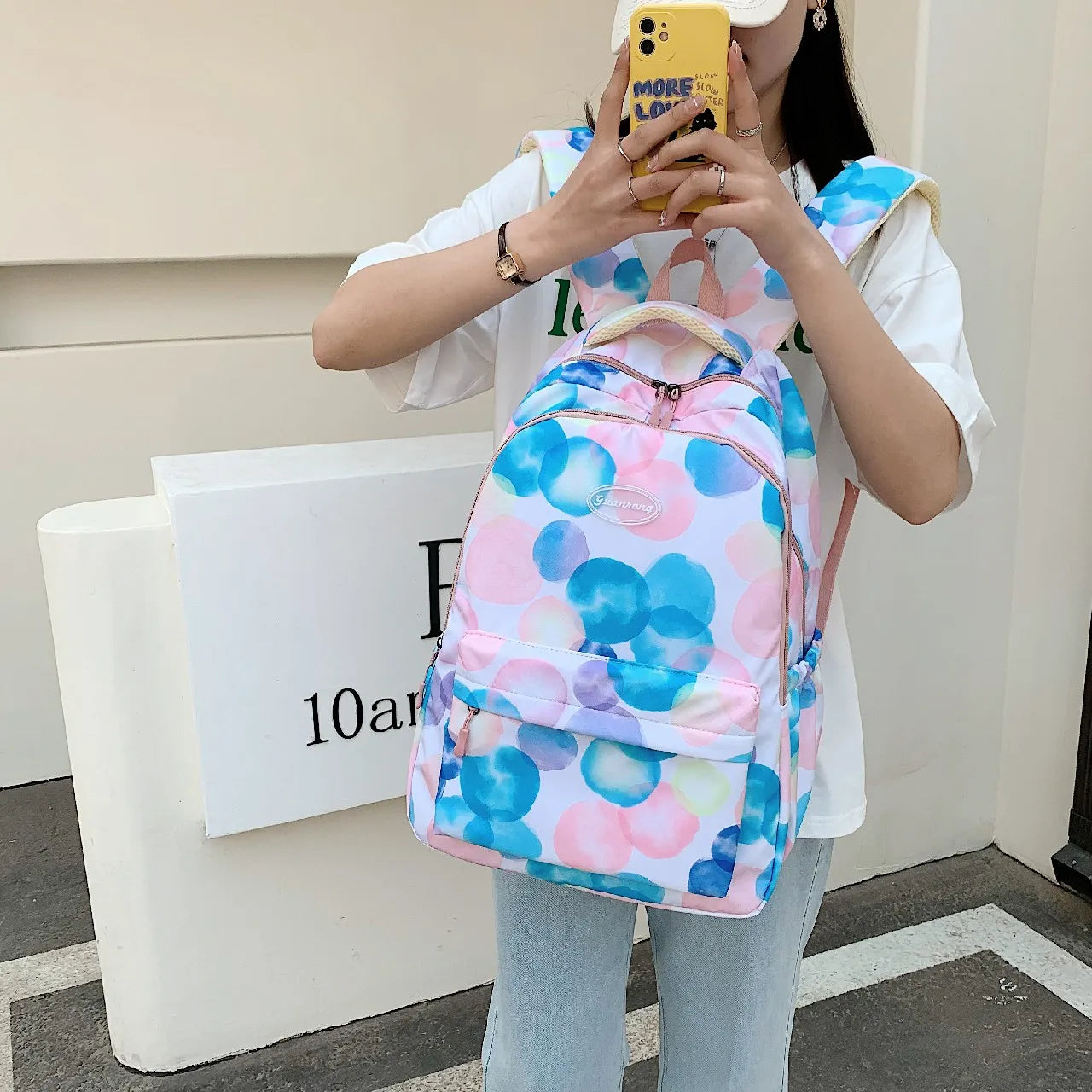 Waterproof Women Backpack School Bag Female Travel Bookbag
