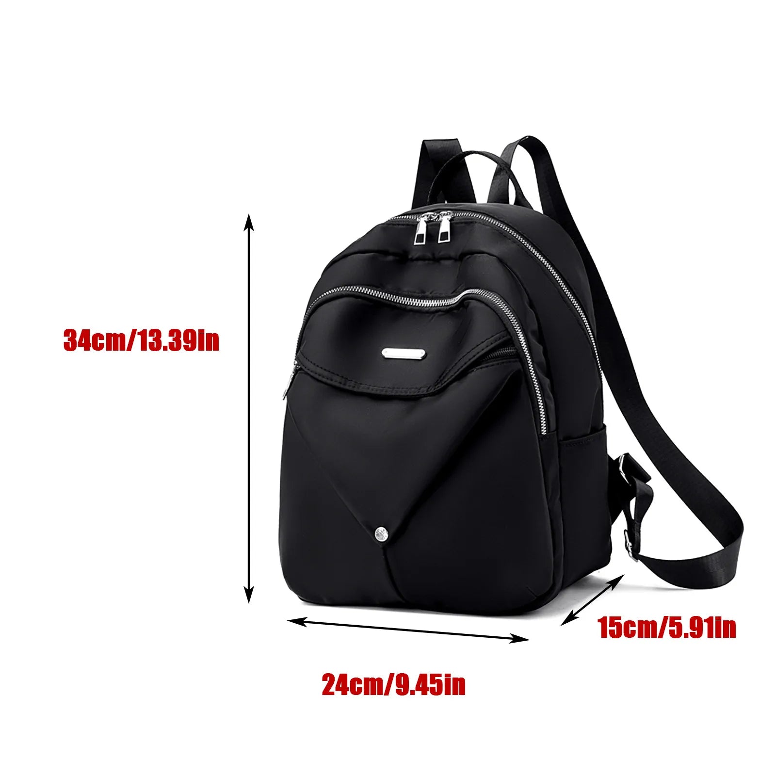 Youth Oxford Leather Backpack for Teenage Girls