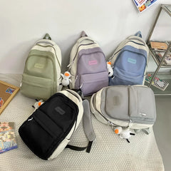 Green Laptop College Backpack for Women