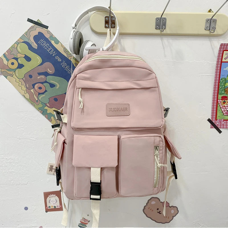 Women Backpack Large Capacity Laptop Bags Multifunction Student School Bag