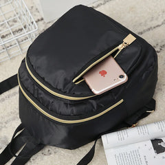 Women Mini Soft Multifunctional Backpack Nylon Female Travel Rucksack