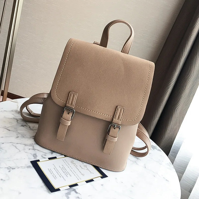 Women Backpack Multi-Pocket School Bag Girl Laptop Book Supplies