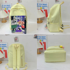 Nylon Women Backpack for School Teenagers Girl Travel Rucksacks