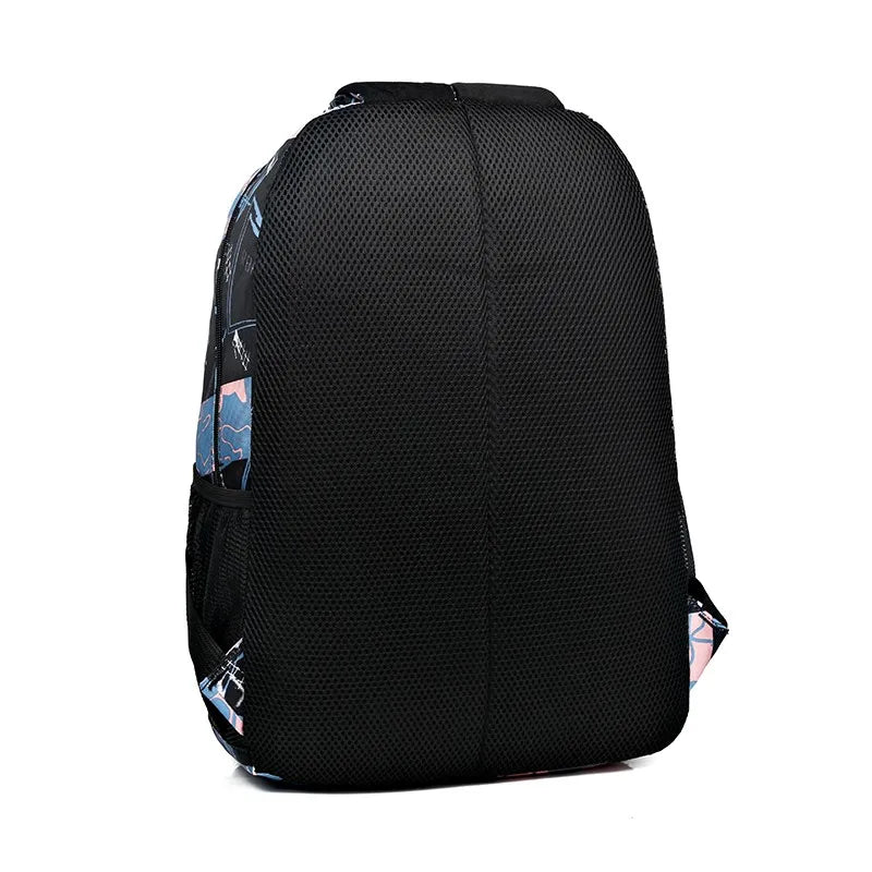Camouflage School Bag For Girls Large Capacity Laptop Backpack