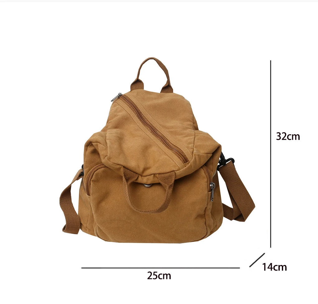 Unisex Student Backpack Travel Laptop Shoulder Bag Schoolbag