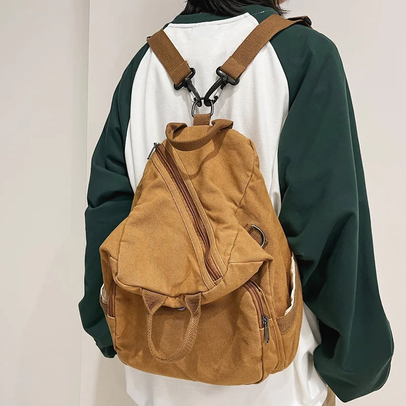 Unisex Student Backpack Travel Laptop Shoulder Bag Schoolbag