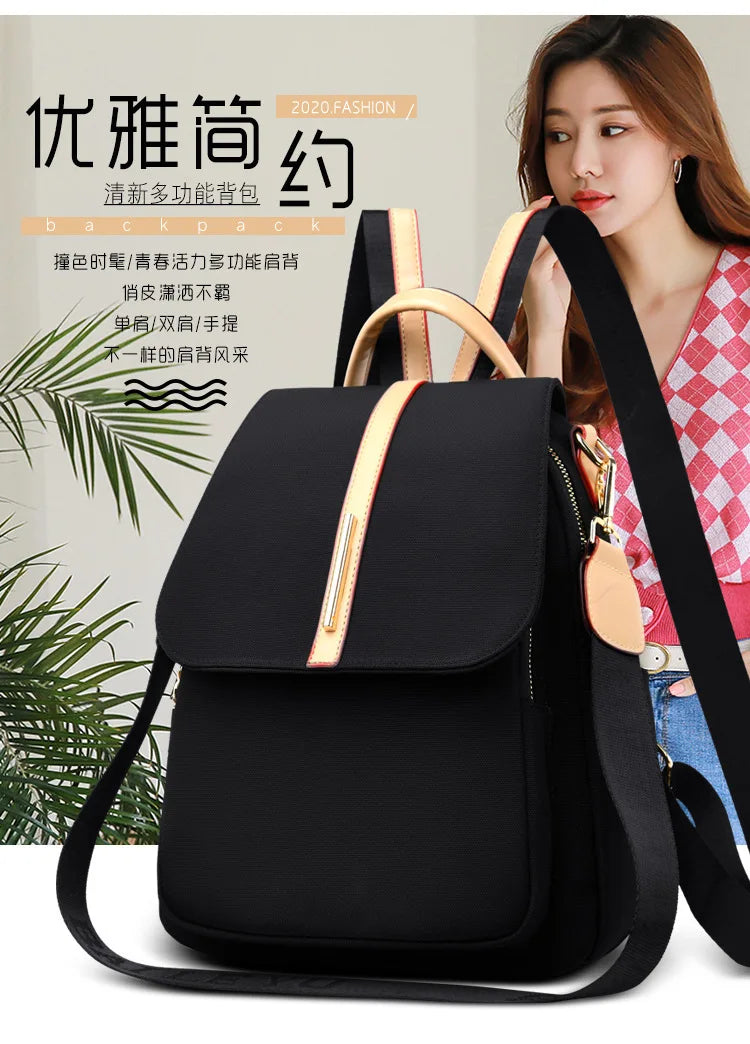 Women Backpacks Casual School Bags for Teenager Girls High Waterproof Backpack B