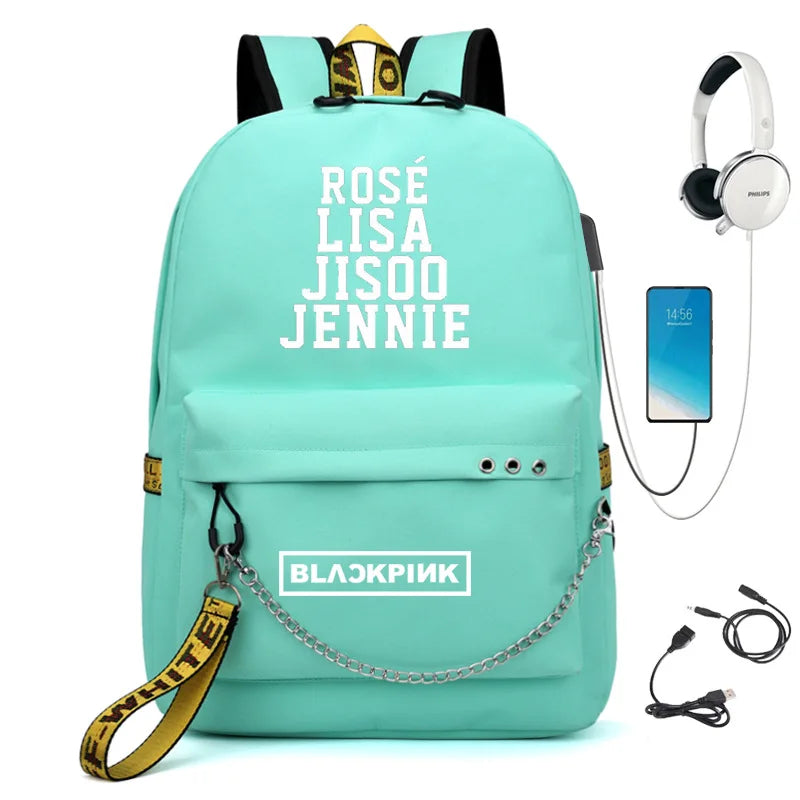 Vintage Women Backpacks School Bag Travel Rucksack