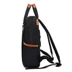 Korea Style Laptop Bag Waterproof Nylon Shoulder Backpack for Girls