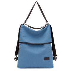 Canvas Anti Theft Travel Backpack for Teenage Girls