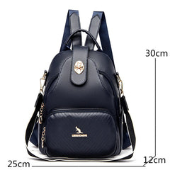 Women Backpacks Soft Leather Travel Shoulder Bags High Quality
