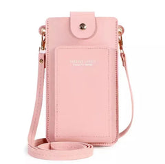 Women Crossbody Leather Cell Phone Shoulder Bag Touch Screen Handbag