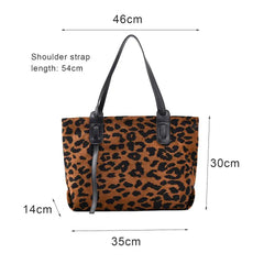 Faux Leather Women Tote Shoulder Bag Zip Closure