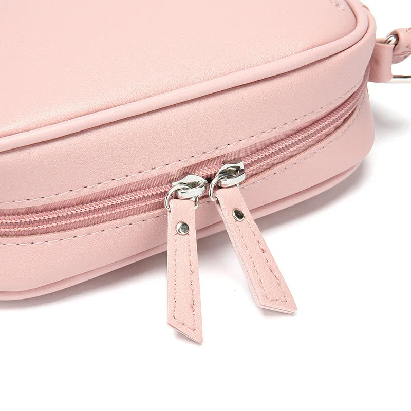 PU Small Square Shoulder Bag Japanese Style Girl Messenger Bag