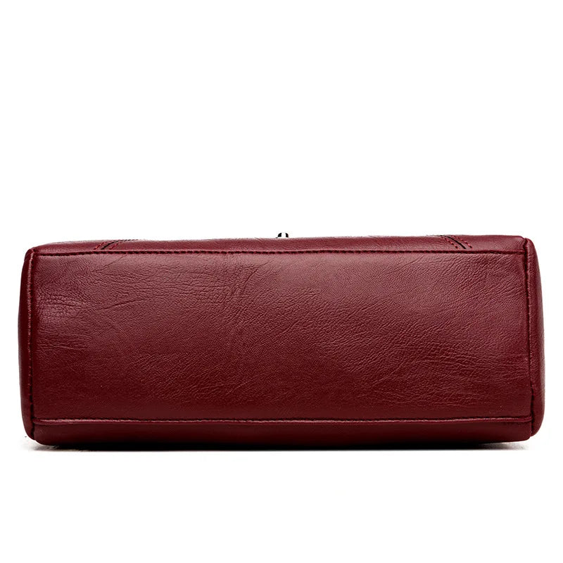 Leather Shoulder Bag Crossbody Bags Flap Messenger Phone Clutch