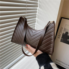 Women Underarm Shoulder Bag Chain Handbag Daily Tote Purse
