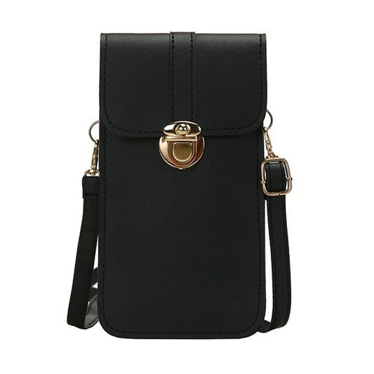 Women Bags PU Leather Touch Screen Cell Phone Wallets Crossbody Handbag