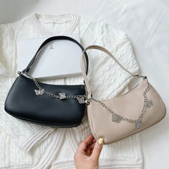 Women Butterfly Chain Shoulder Bags Ladies Small Shopper Bag Purse