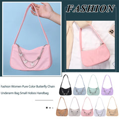 Butterfly Chain Shoulder Bag - Casual Underarm Bags
