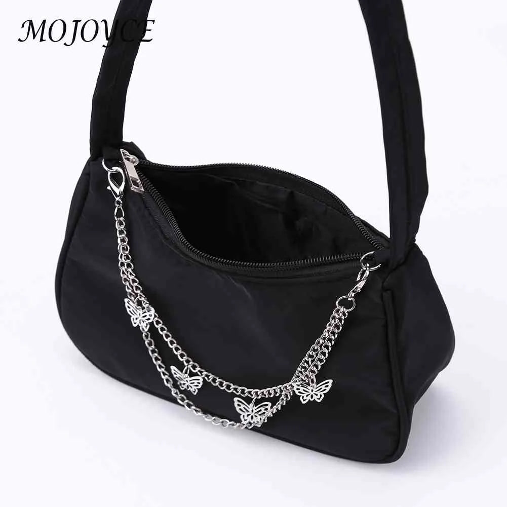 Women Butterfly Chain Shoulder Bags Pure Casual All-match