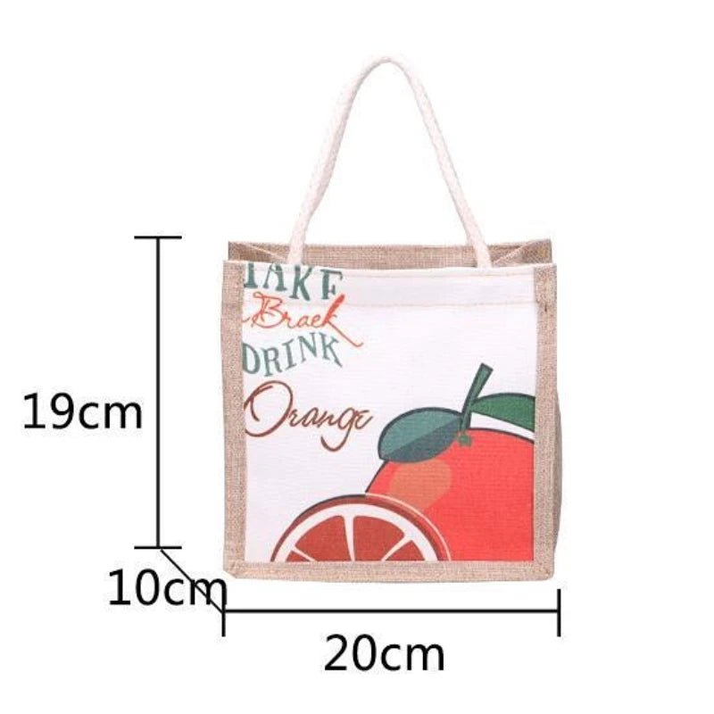 Small Canvas Shoulder Bag Eco Tote Casual Handbag