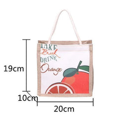 Small Canvas Shoulder Bag Eco Tote Casual Handbag