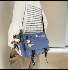 Women Canvas Shoulder Bags Casual Ladies Crossbody Bags Handbags Sac