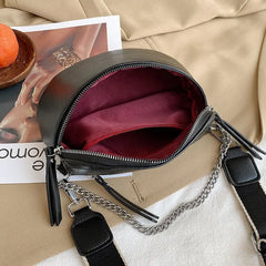 Women Chest Bag PU Leather Waist Bag Female Crossbody Shoulder Bags
