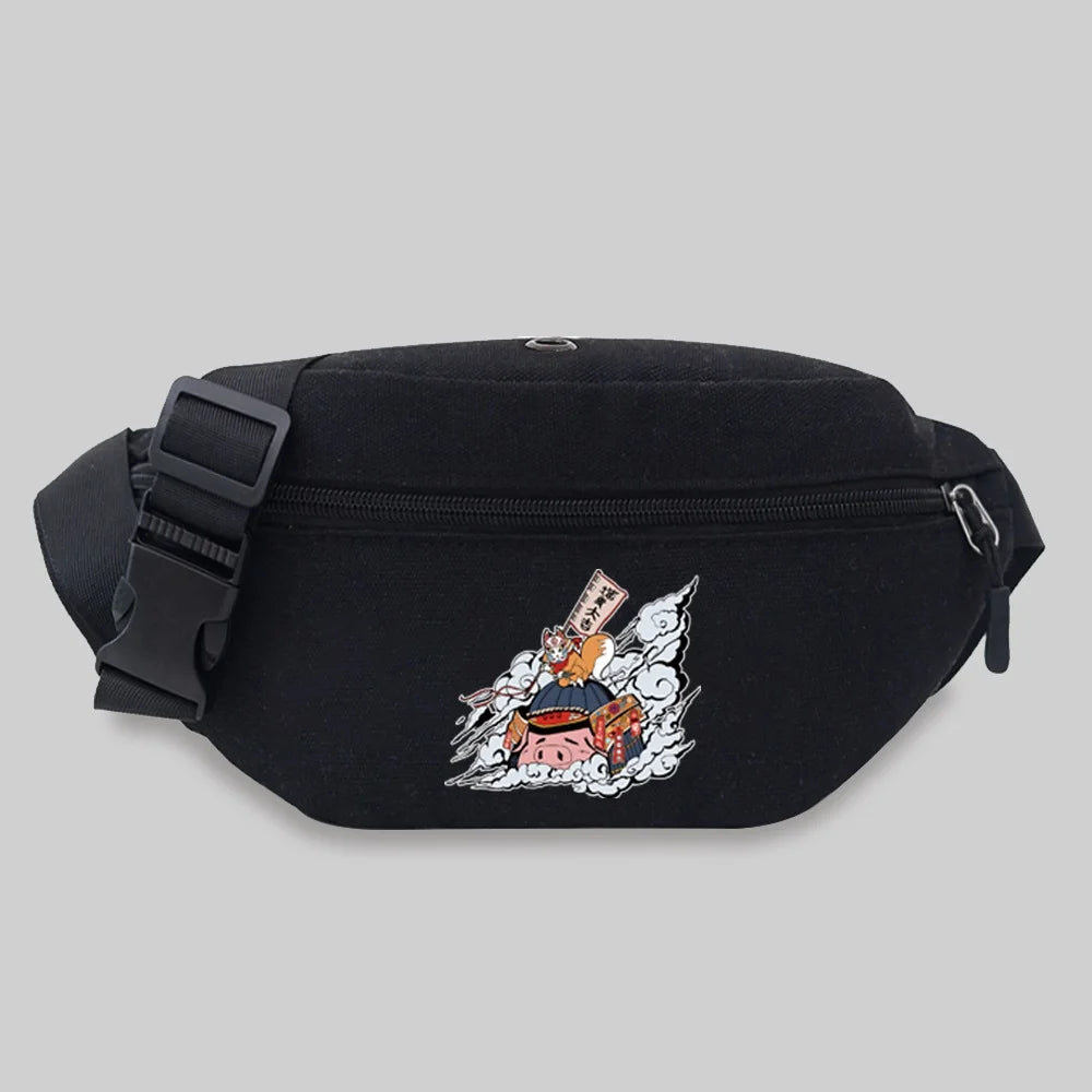 Mask Series Women Chest Messenger Crossbody Bag