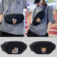 Mask Series Women Chest Messenger Crossbody Bag