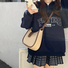 Women Crossbody Bag PU Leather Female Shoulder Handbags Under Arm Bag