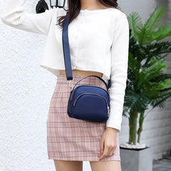 Women Crossbody Zipper Phone Shoulder Bag Lady Handbag Wrist Purse