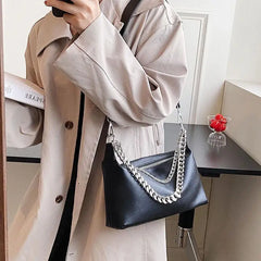Women Crossboy Bag PU Leather Chain Messenger Bags Female Shoulder Handbag
