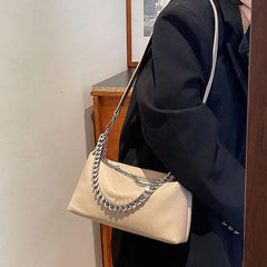 Women Crossboy Bag PU Leather Chain Messenger Bags Female Shoulder Handbag
