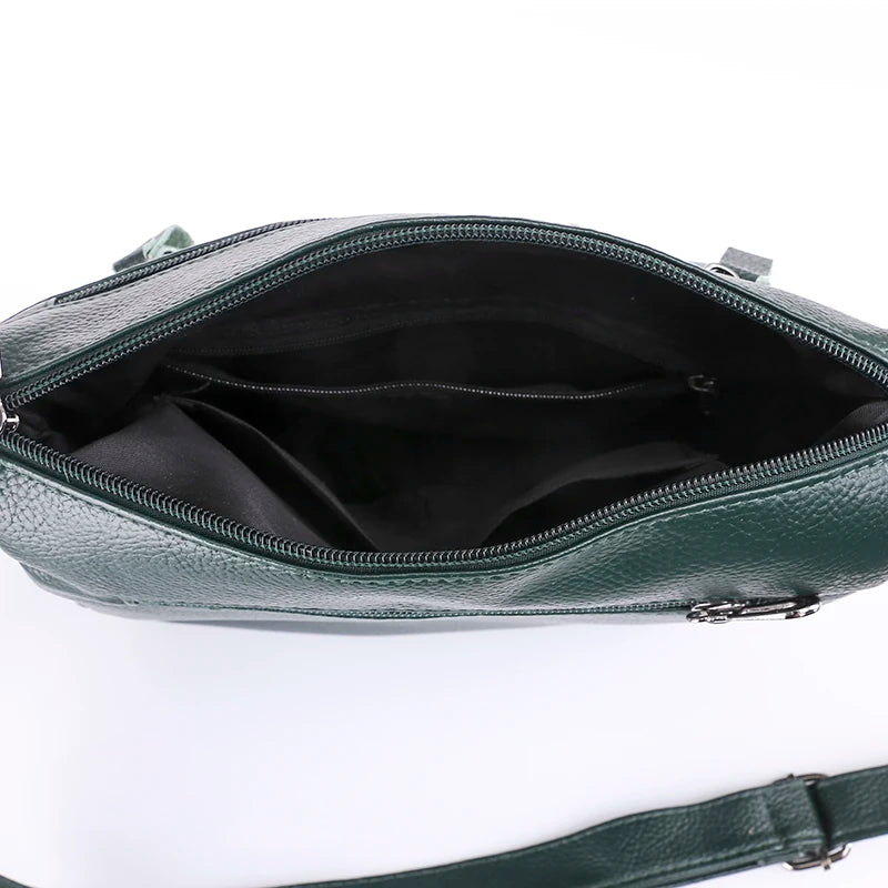 Women Vintage Hand Bag Female Travel Soft PU Pure Crossbody Bag