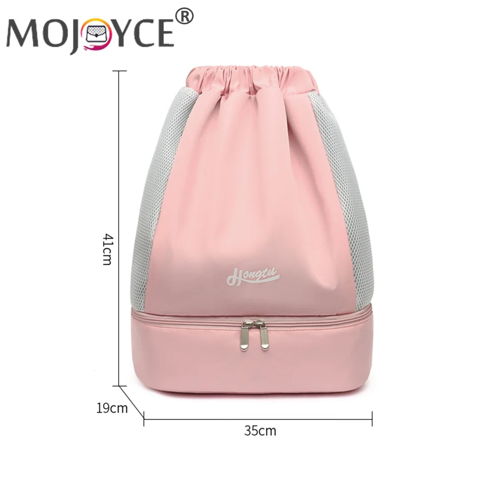 Women Drawstring Waterproof Pool Beach Swimming Backpack