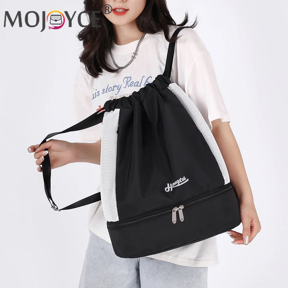 Women Drawstring Waterproof Pool Beach Swimming Backpack