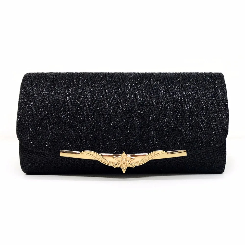 Glitter Evening Bag Party Wedding Clutch Handbag Shoulder Chain Bolsa Mujer
