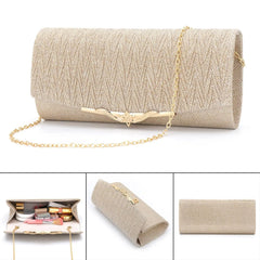 Glitter Shoulder Bag for Party Banquet Prom - Large Capacity Purse