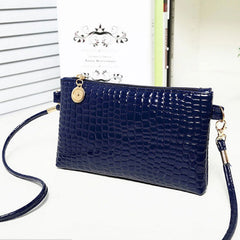 Faux Leather Crossbody Phone Bag with Zipper