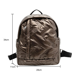 Waterproof Female Backpack Quilted Cotton Backpack for Autumn