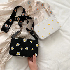 Women Flower Print Bags Zipper Cross-body Bags Bolsos Ladies Messenger Handbags